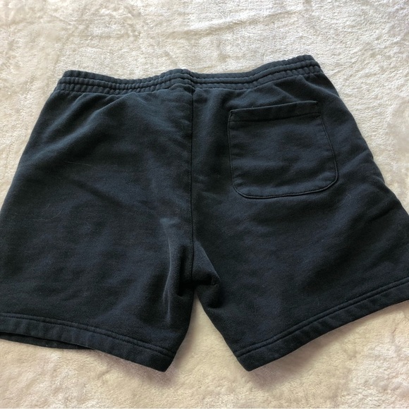 PACSUN Playboy Black Fleece Lined Elastic Waist Shorts Size Med - Picture 5 of 10